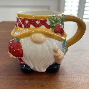 NWT Ceramic Fall Gnome Coffee Mug